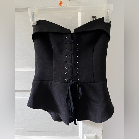 express black corset style tanktop with bow size 0 - Picture 1 of 7